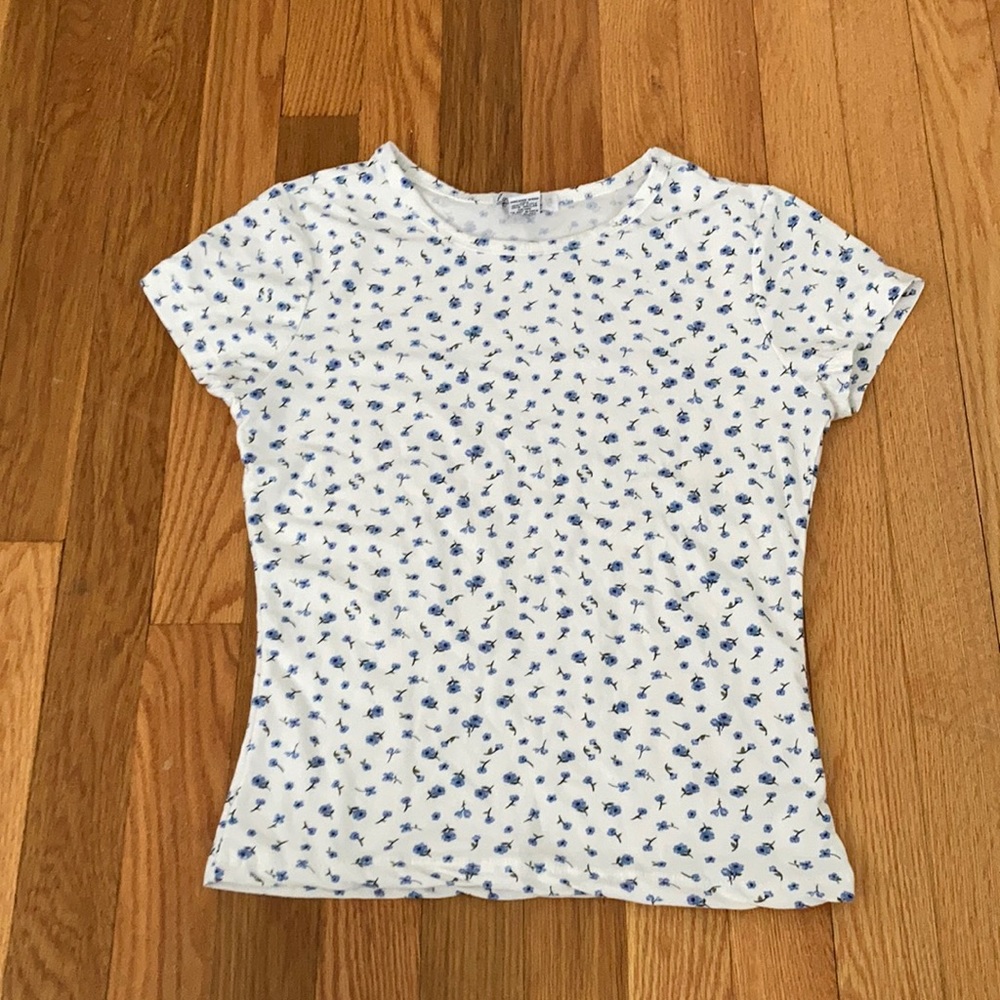Floral White T-Shirt